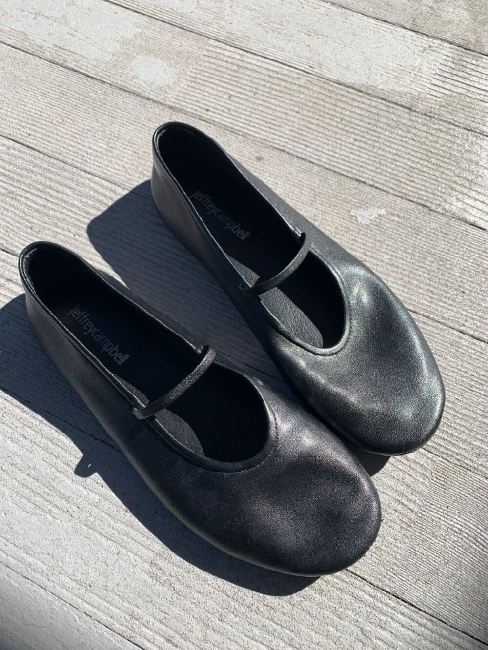 Jeffrey Campbell Women's Dancerina Ballet Flats Black Size 6.5 Lightly Worn